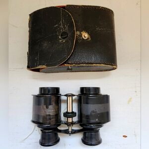 Antique Binoculars and Case